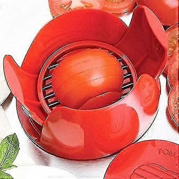 Frukt- och grönsaksskärare, 1 skivare tomat potatis lök frukt grönsaksskivare tomatskivare stativ