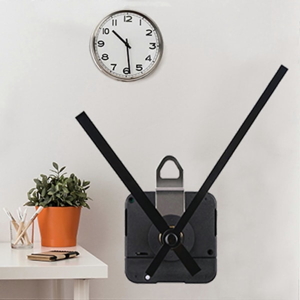 28mm Lång Axellängd Quartz Klockurverk Mekanism Klockreparationskit Klockmekanism Ersättning DIY Mo Black