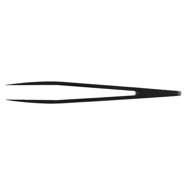 115mm Lange Flad Tip Sort Plast Anti-Statisk Pincet 6 Stk