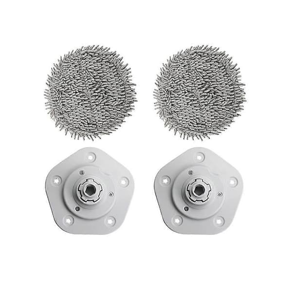 4 st Mop Pad Reservdelar för Bot W10/w10 Pro Robotdammsugare Moppdukar Moppfästen Ersättning