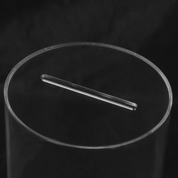 Spargris som inte kan öppnas, Akryl Sparbössa Genomskinlig för Vuxna och Barn, 20 13 13cm Transparent