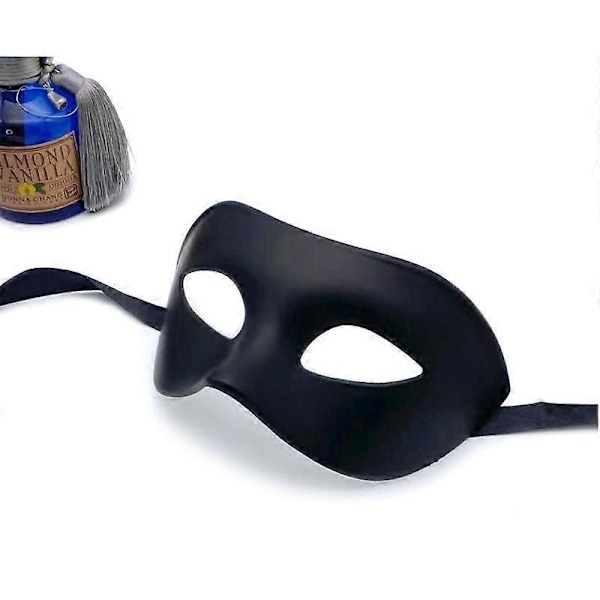 Svart Klassisk Venetianskt Mask, Maskerad Kostym Mask för Män Fest Boll Halloween Mask