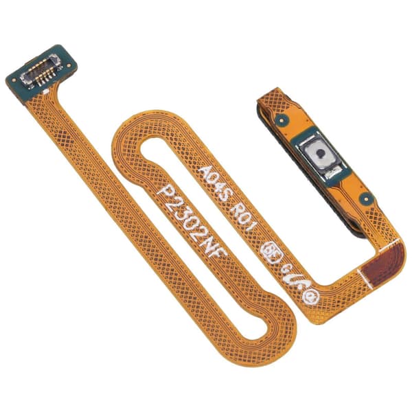 För Samsung Galaxy A04s SM-A047F KOMPATIBEL Fingeravtryckssensor Flexkabel (Svart)