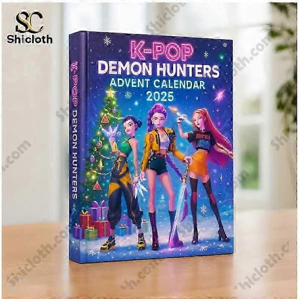 2025 BLACKPINK Adventskalender Blind Box K-Wave Devil Hunter-tema Akryl Juletrepynt