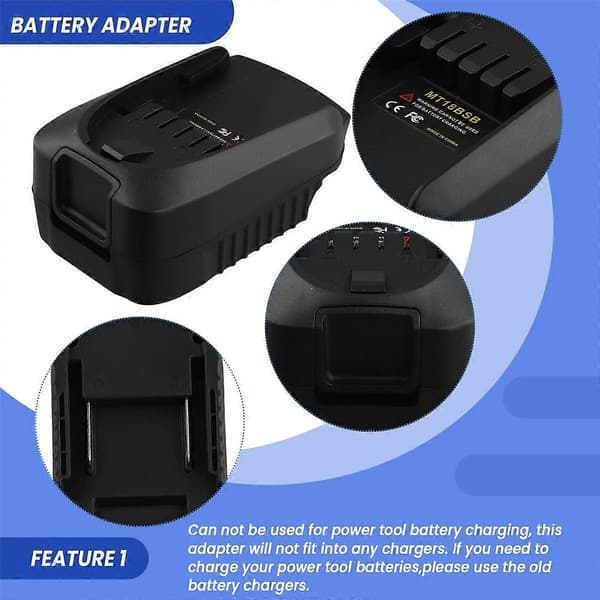 MT18BSB Batteriadapter til BL1850 BL1860 Li-Ion Batteri til 18V Værktøj Erstatningsadapter