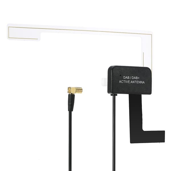 Bilradioantenne Digital DAB DAB+ Aktiv antenne SMB rettvinklet kontakt Universell