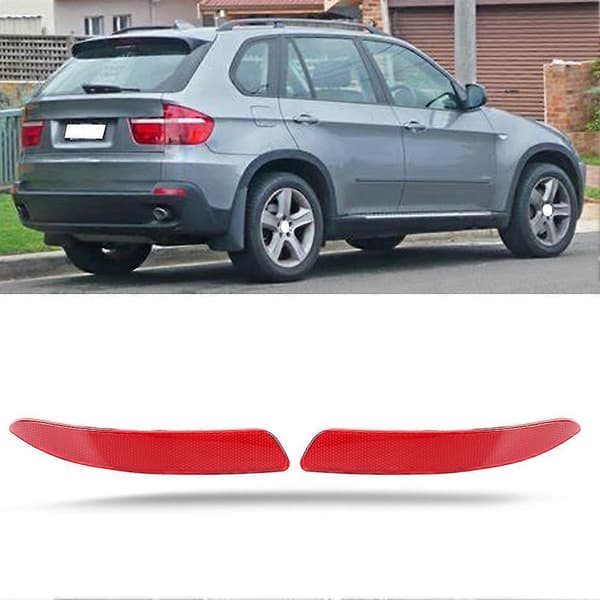 1 par bakre stötfångarreflex 63217158949 63217158950 passar E70 X5 2007-2013 (vänster & höger)