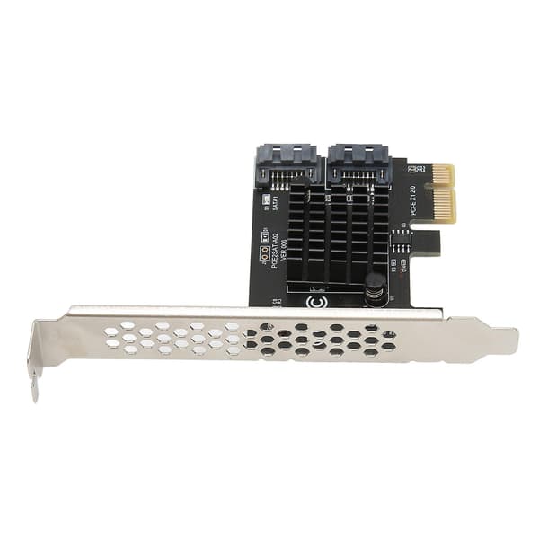 PCIe SATA 3.0 utvidelseskort for stasjonær PC - Stabil 6Gbps overføring, Plug and Play-kontroller