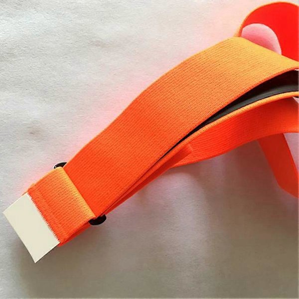 2 st Elastiska Pulsband Bröstbälte för Geonaute Polar H7 -Wahoo -Garmin -Magene Bryton (Grå)