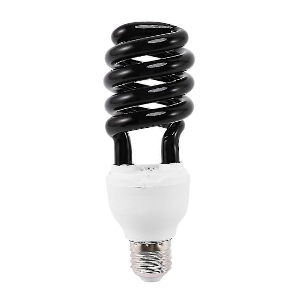 2x E27 40w UV Ultraviolett Fluorescerande Svartljus CFL Lampa Glödlampa 220v Form:spiral Watt Volt