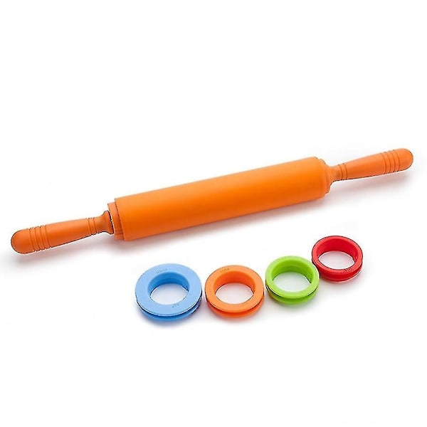 Non-stick Silikon Kavel Degrulle Med Justerbara Tjockleksringar Med 2mm 3mm 6mm Och 10