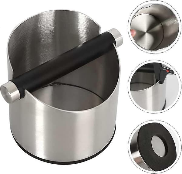 Espresso Rustfritt Stål Kaffegrut Dunk Utkaster Kaffemaskin Tilbehør (FMY)