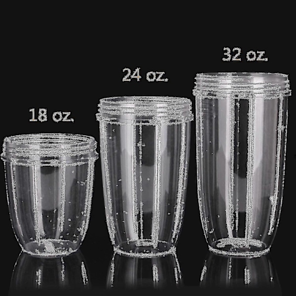 2-pack Nutribullet Påfyllningsmuggar