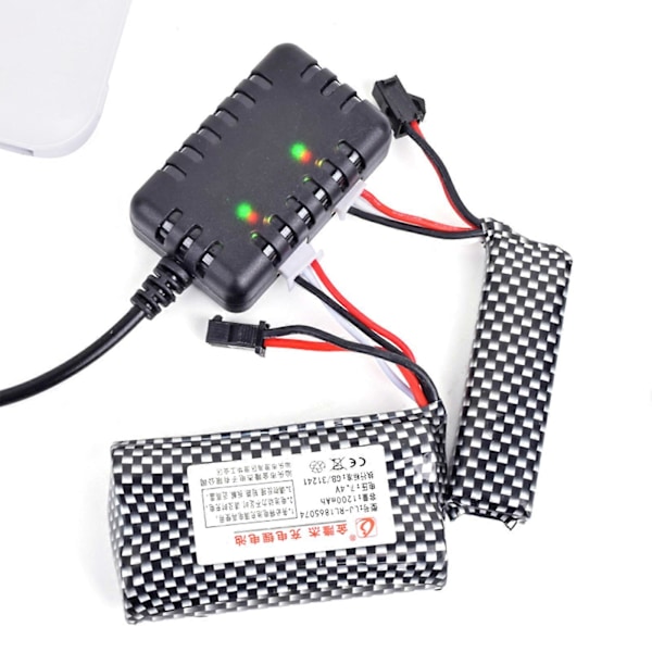 7.4V LiPo Batteri USB Laddningskabel med 2 XH-3P Kontakter för RC Bil Båt Rock Crawler FPV Drönare Quadcopter