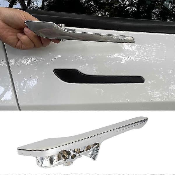 Tesla Model 3 2017-2020 krominen ovenkahva 1081832-00-H oikea puoli