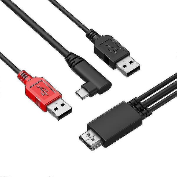 Xp-pen 3-i-1 USB-kabel passer til Artist 12 Innovator Display 16 Grafikktablett--