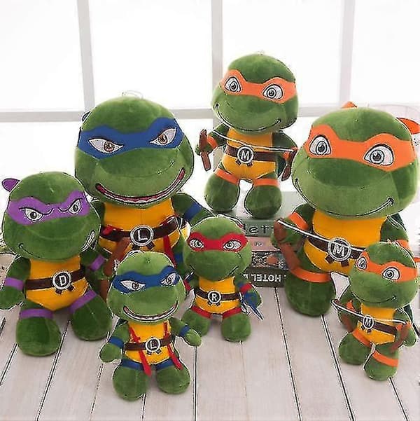 Sköldpaddor Plysch Plushie Samlarobjekt Ninja Plushies B Red 35CM
