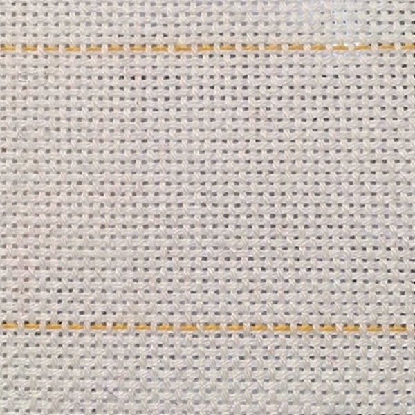 Huvudsakligt tuftningsmaterial, chiffongtyg, munktyg för tuftning, markerade gula linjer mattbaksida, för användning med tuftningspistol - 50*50cm