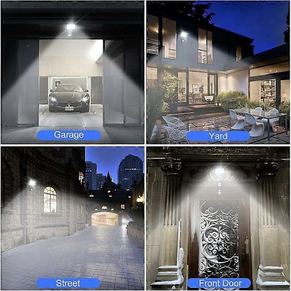 Utomhus LED-belysning med rörelsesensor 20W, 24 LED-belysning IP65 Vattentät Utomhusbelysning 6500K 220v Spotlight för Trädgård, Patio, Garage, Utomhus