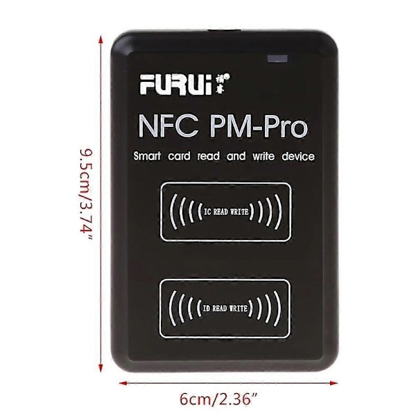 Ny Pm-pro Rfid Ic/id Kopieringsmaskin Duplicator Fob Nfc Läsare Skrivare Krypterad Programmerare Usb Uid Kopiera Ca (FMY)