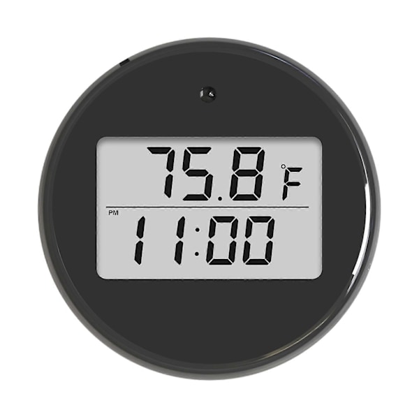 Isbadstemperaturmätare med Timer Tid Temperaturvisning IPX6 Vattentät Kallt Dopp Digital Termometer Hög Noggrannhet Flytande Vattentemperaturmätare Black