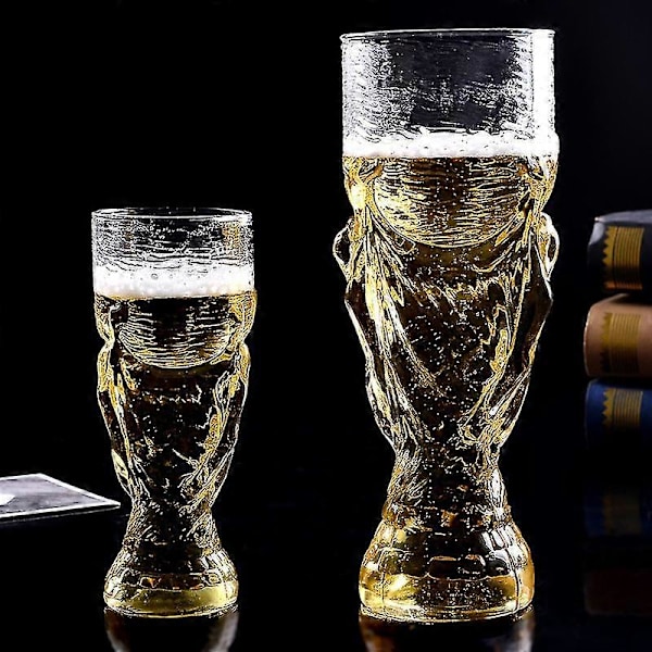 Fotbollsmatch Ölmugg Glas Fotbollsmatch Ölglas Öl Vatten Mugg Barware Koppar XiXi C