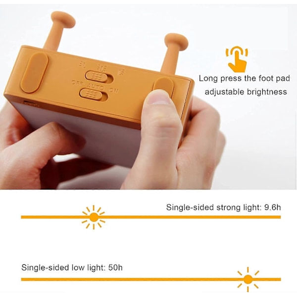 Nattlampa Söt Toastbröd LED Nattlampa med Uppladdningsbar och Timer, Portabel Sänglampa för Sovrum Födelsedagspresentidéer för Tween Tonåring Tee