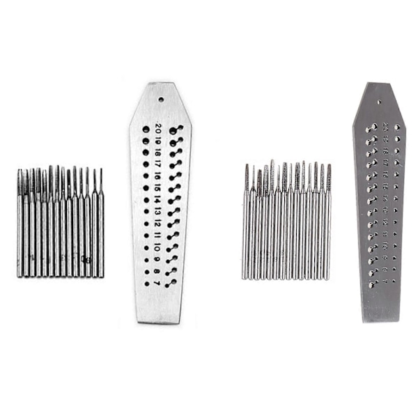 Juvelerare Urmakare Gängsnitt & Gängtappar Mini Mikro Skruvplatta Set 14 0.7-2mm Stål (FMY)