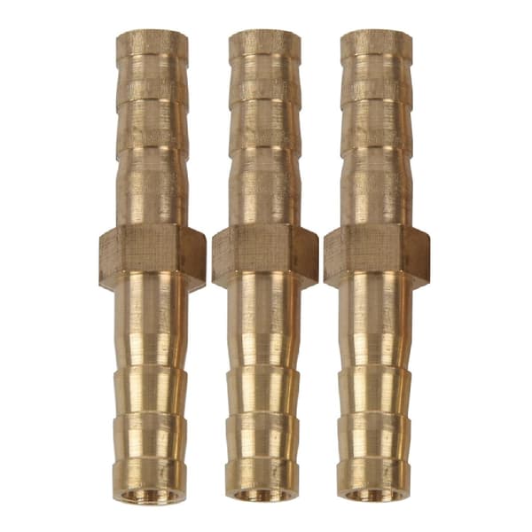 5st 6mm Innerdiameter Luft Gas Rak Slang Rör Anslutningskoppling