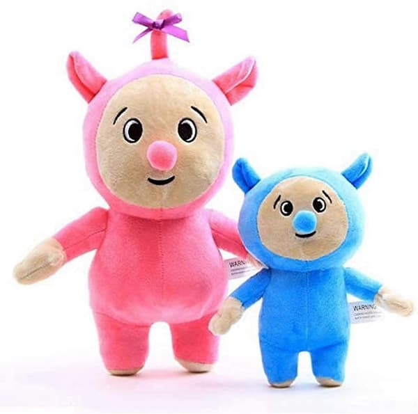 20/30 cm Billy ja Bam pehmolelut, pari Pink And Blue
