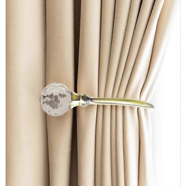 Gardinomtag Metall U Väggkrokar Gardinomtag, Metall Gardinomtag 2-pack (Brons) (FMY)