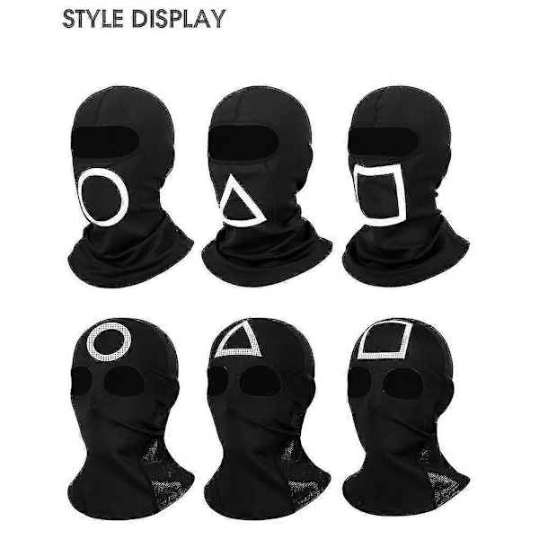 Ny Squid Game Mask Cos Låtsas Leka (FMY)