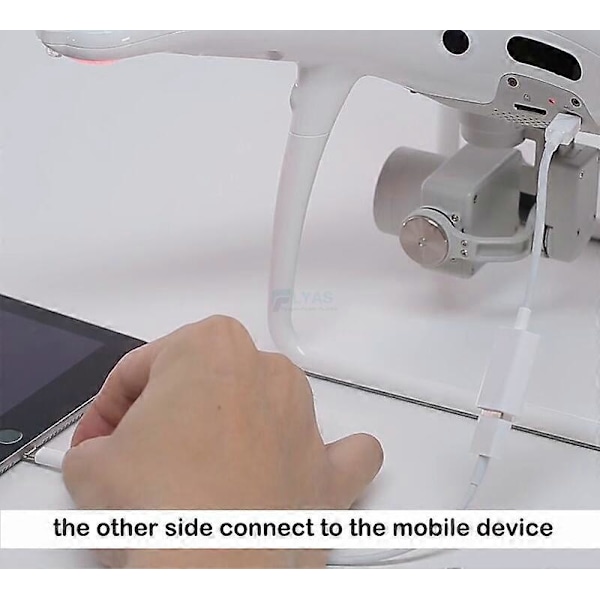 USB OTG-adapterkabel för firmwareuppgradering av DJI Phantom 4 Pro/Adv/V20 drönare (FMY)