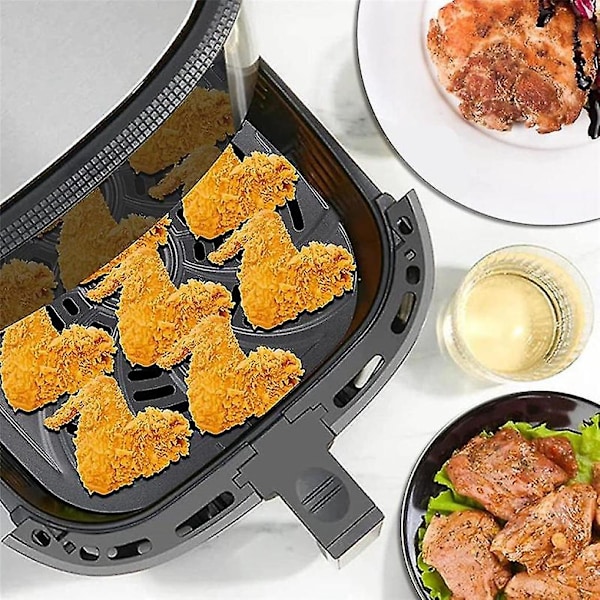 Ersättningsgrillpanna för Air Fryer, Air Fryer-tillbehör för Rj38-sqss-8t-d, 8qt Nonstick Removable G