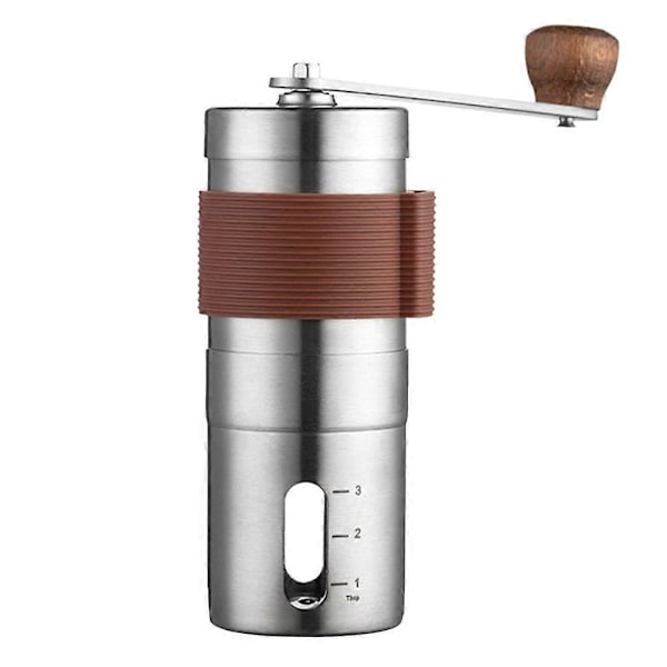 Justerbar Handkaffekvarn Handvev Kvarn Portabel Manuell Kaffekvarn 6X6X16.5CM