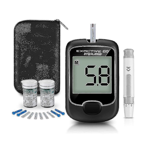 2023 Nytt Blodsockermätare Blodglukosmonitor Diabetes Testkit Med Testremsor 50 Stycken Blodglukosmonitor Diabete Blodsocker Test