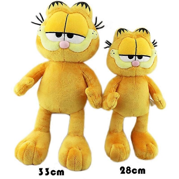 Garfield Plyschleksak Fet Katt Plyschdocka Garfield Fylld Djurdocka Barnfödelsedagspresent 33cm