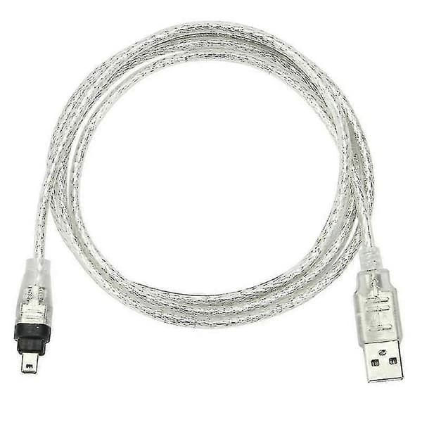USB Hann til Firewire IEEE 1394 4-Pin Ilink Adapterkabel 1394 Kabel For Sony