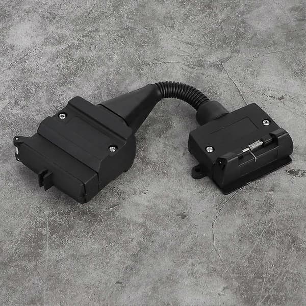 12 til 7 Pin ABS Standard Trailer Stik Truck Socket Ledningsnet Adapter