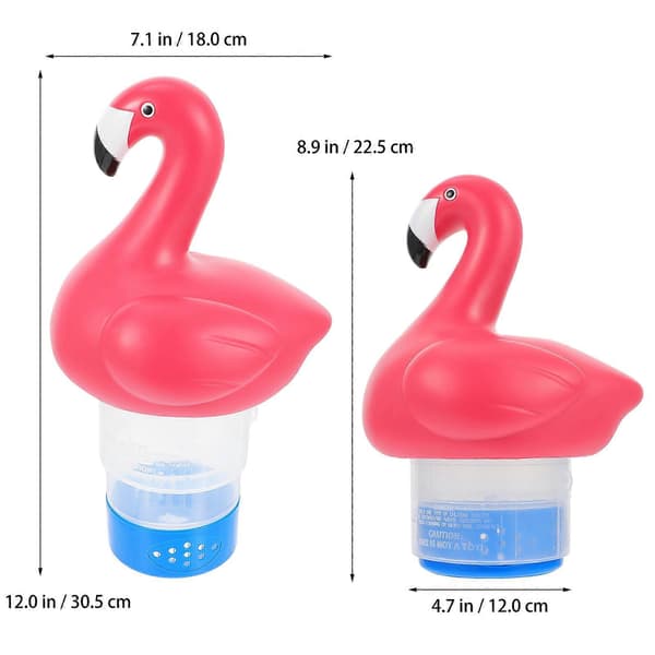 Klorflottör för pool Söt Flamingo Kemikaliedispenser Doseringsenhet