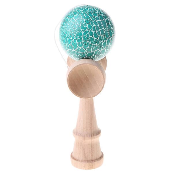 Nyhet Barn Interaktiv Kendama Kuler Leke for Barn 6-8 Hjerne Bordspill Blue