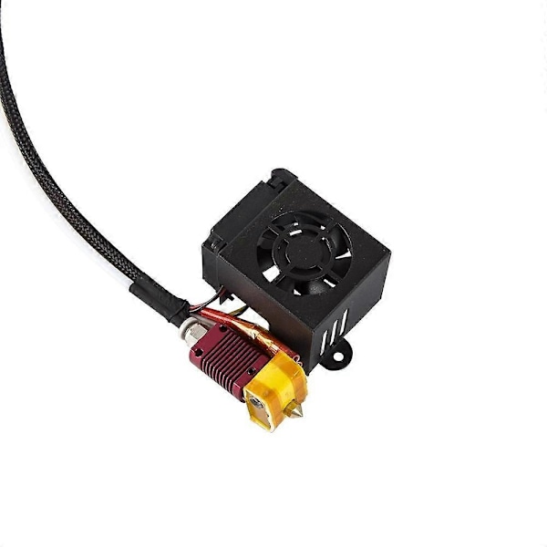 Creality 3D CR-10S Fullmonterad Extruder Kit CR-10 Hotend Montering Full Munstycke Kit Fullmonterad Extruder Kit Fläktkåpa 3D-skrivartillbehör Cool