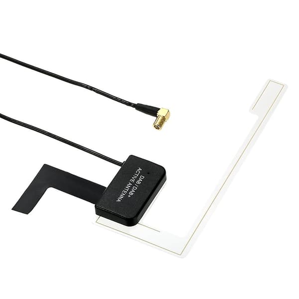 Bilradioantenne Digital DAB DAB+ Aktiv antenne SMB rettvinklet kontakt Universell