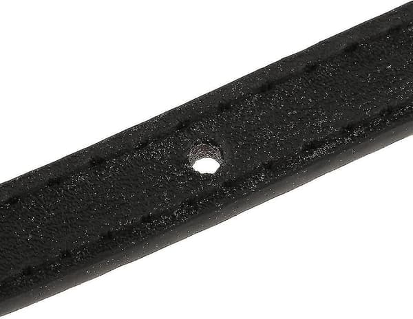 Axelremsrem för väska, justerbar läderrem med vridbart metallspänne