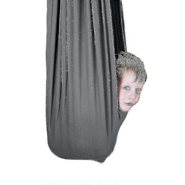 Aerial Yoga Terapisvingset & Hängmatta Kit för Flexibilitet & Smärtlindringwanan) Gray 100*280CM