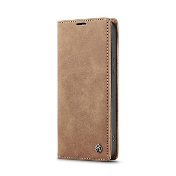 För iPhone 14 CaseMe-013 Multifunktionellt Retro Frostat Läder Telefonfodral