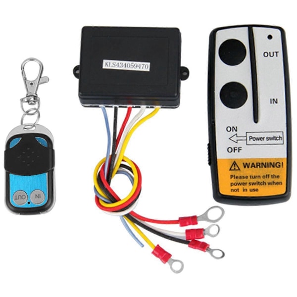 12V 12Volt 15m Trådlös Fjärrkontroll Vinsch Set för Lastbil ATV Warn Ramsey