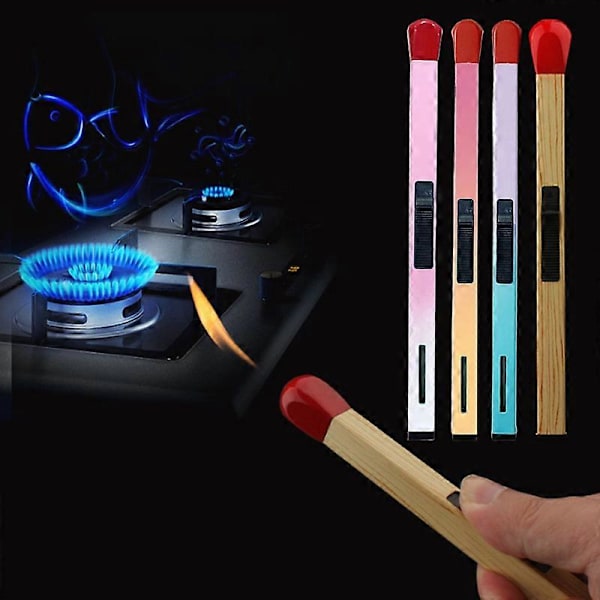 Tändsticks Tändare Kök Gasspis Kraftig Spis Grill Tändningsverktyg A7