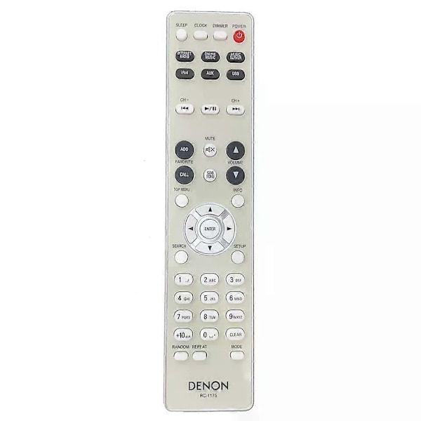 Ny RC-1175 Fjärrkontroll För DENON CD Receiver Audio AV AV-175 RCD-N5 DRA-N5