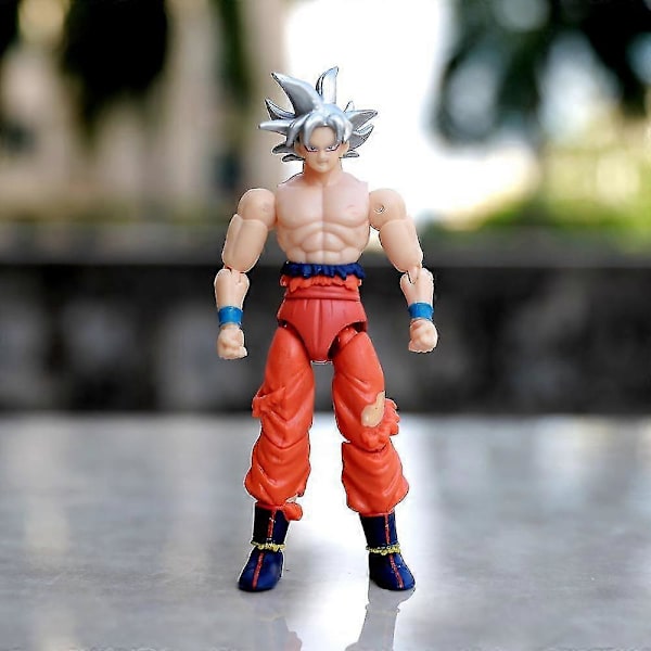 5-pack Dragon Ball Super Saiyan Actionfigur Goku Vegeta Dockleksaker Anime Samlarfigurer Modell Barnpresenter (FMY)